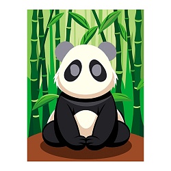 наклейки а6 4л собери картинку панда_обезьянка