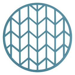 подставка под горячее в форме круга ассорти