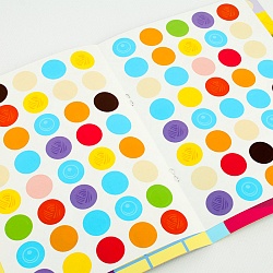 наклей кружочки. домашние животные  4л 21*16см 80 наклеек