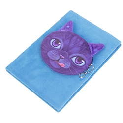 Блокнот 14,5*21см 80л "Домашние животные" с монетницей ассорти