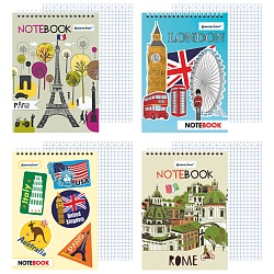 Блокнот 13*18см  48л "Флаг" на гребне