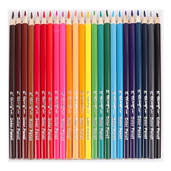 карандаши 24цв трёхгранный корпус "космические животные"