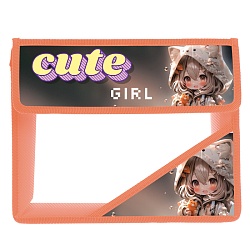 папка для тетрадей а5 2отд на липучках cute girl