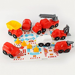 машинки "firefighter series" 7 шт. в наборе. игрушка