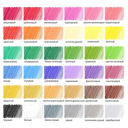 карандаши 36цв brauberg корпус трехгранный