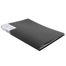 папка  40 файлов 500мкм чёрная