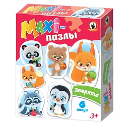пазлы maxi «зверята»