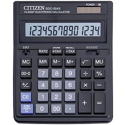 калькулятор  настольный 14 pазр. "citizen" двойное питание 199,0*153,0*30,5мм