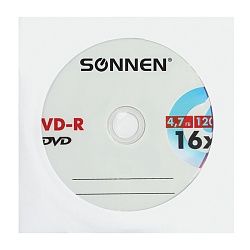 диск dvd-r mirex 4.7 гб бумажный конверт 