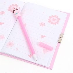 Блокнот A5  50л "Милые котики" с ручкой в наборе цвет розовый