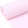 Бумага гофрированная поделочная 50*200см бело-розовая "Darvish"