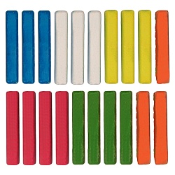 мелки цветные  20 шт kuromi в ведёрке