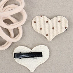 аксессуары для волос в наборе (2 заколки-зажима+ 4резинки)