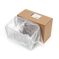 органайзер магнитный металлический 2 отделения серый