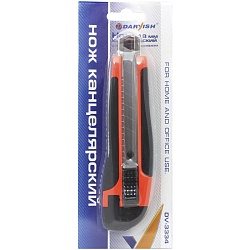 нож канцелярский 18мм "darvish" с металлическими направляющими