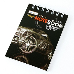 Блокнот  7*10см  60л  "Машины" на гребне