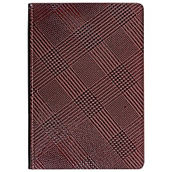 книжка записная 13,5*19см  "darvish" обложка кожзам с узором и цветным срезом