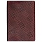 книжка записная 13,5*19см  "darvish" обложка кожзам с узором и цветным срезом