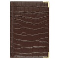 Ежедневник недатированный  А5 152л Impact (темно-корич) обложка искусств. кожа , золотой срез мет.уг