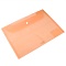 папка-конверт на кнопке а4 150мкм оранжевая