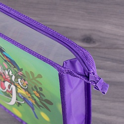 папка для тетрадей  а4 на молнии весенние птички