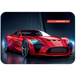 настольное покрытие для лепки а4+ ярко-красная машина