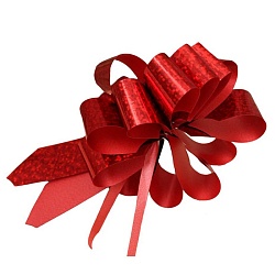 бант-шар 2,3см голография красный