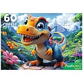 Пазлы   60 элементов Динозавр на прогулке