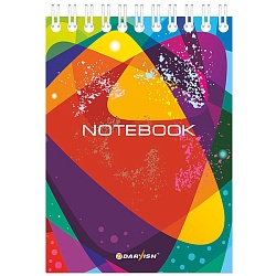 Блокнот 10*14см  60л  "Офис" на гребне