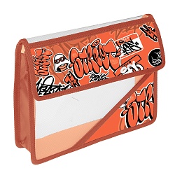 папка для тетрадей  а5 на липучках яркое граффити