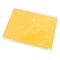 папка-конверт на кнопке а4 желтая 160мкм