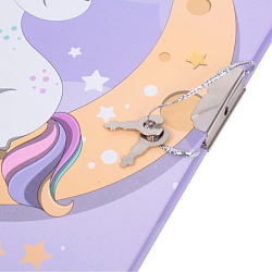 Блокнот A5  50л "Весёлые единороги"  с ручкой в наборе (УЦЕНКА)