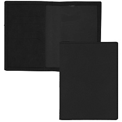 обложка на паспорт искусственная кожа 4 отделения maple.black
