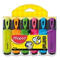 Набор текстовыделителей "Maped" "Fluo Pep's Classic" 6шт линия 1-5мм