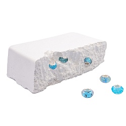 раскопки "бусины для браслета" (6 бусин-шармов) голубой