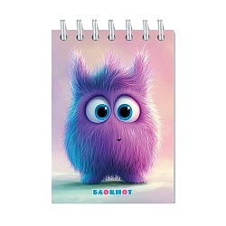 Блокнот А7  48л "Глазастик" на гребне