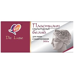 пластилин скульптурный  500гр белого цвета