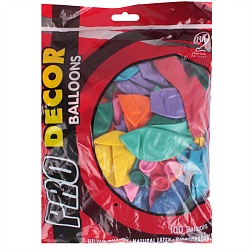 шар воздушный 12" металлик ассорти 100шт/уп
