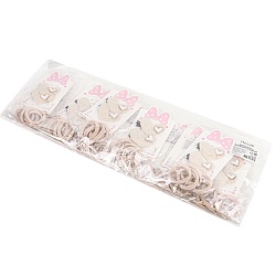 аксессуары для волос в наборе (2 заколки-зажима+ 4резинки)