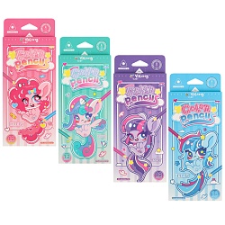 карандаши 12цв трёхгранный корпус "забавные пони"