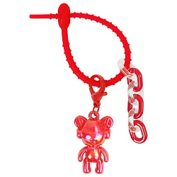 брелок "меломан" на силиконовой стяжке