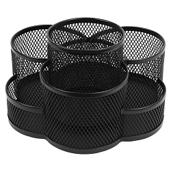 органайзер настольный металлический 7 отделений черный