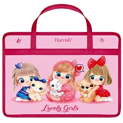 папка детская с ручками "три подружки"