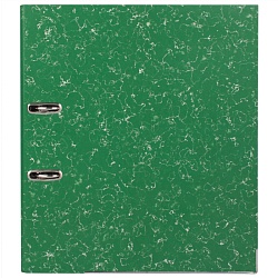 папка-регистратор 75мм а4 изумрудный мрамор с окантовкой