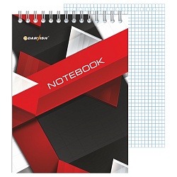 Блокнот 13*18см  48л "Офис" на гребне