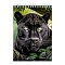 Блокнот А5  48л "Чёрная пантера"  на гребне