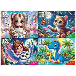пазлы   12 элементов подарок для девочек