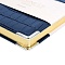 ежедневник недатированный  а6 152л impact чёрный обложка искусств. кожа, золотой срез