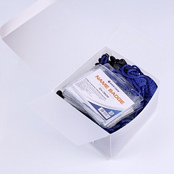 бейдж на шнурке горизонтальный 105*60мм "darvish"