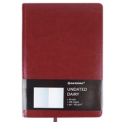 ежедневник а5 недатиров. 136л обложка кож.зам. ассорти